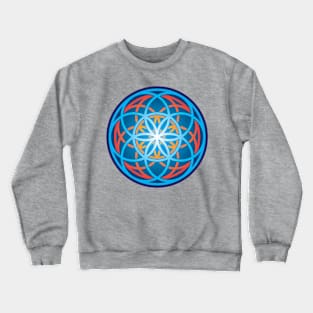 Seed of Life Blue Crewneck Sweatshirt